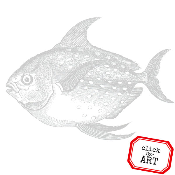 Big Fish Rubber Stamp