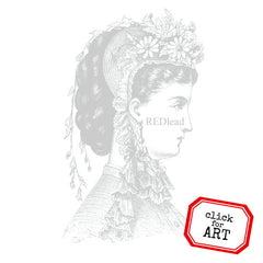 Victorian Lady Rubber Stamps
