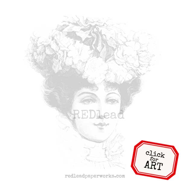 Mimi in Paris Rubber Stamp