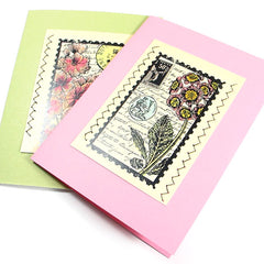 flowers rubber stamp