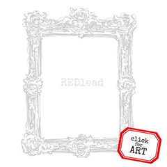 Cling Mount Vintage Picture Frame