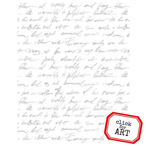 Script Rubber Stamp