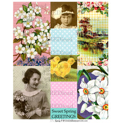 Collage Sheet Spring 37