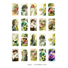 Spring Domino Collage Sheet 50