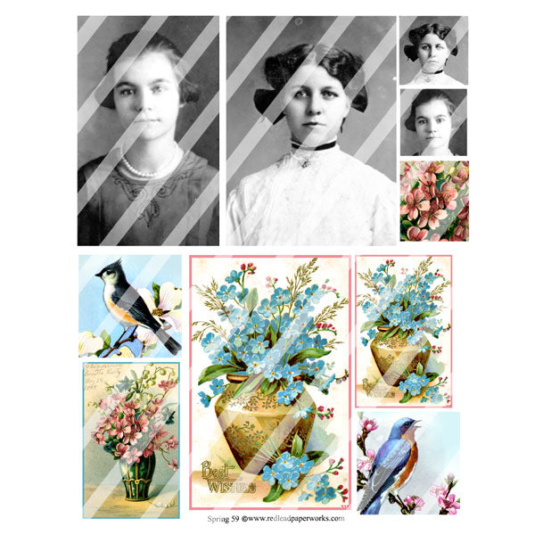 Spring 59 Collage Sheet