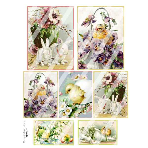Spring 76 Collage Sheet