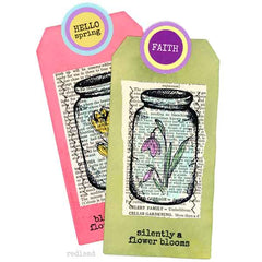 Art Jar Rubber Stamp