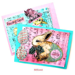 Bella Bunny Rabbit Rubber Stamp