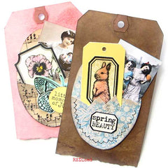 Wood Mount Blossom Bunny Rubber Stamp