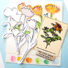 Flowers Art Stencil 