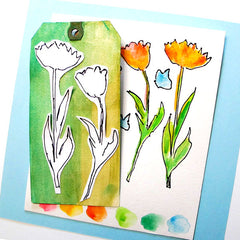 Flowers Art Stencil 