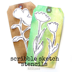 Flowers Art Stencil 