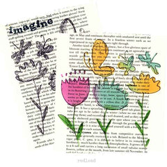 Early Spring Flowers Stencil 6 x 6