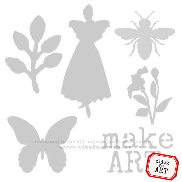 Make Art Stencil 6 x 6