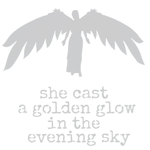 She Cast A Golden Glow Stencil 6 x 6