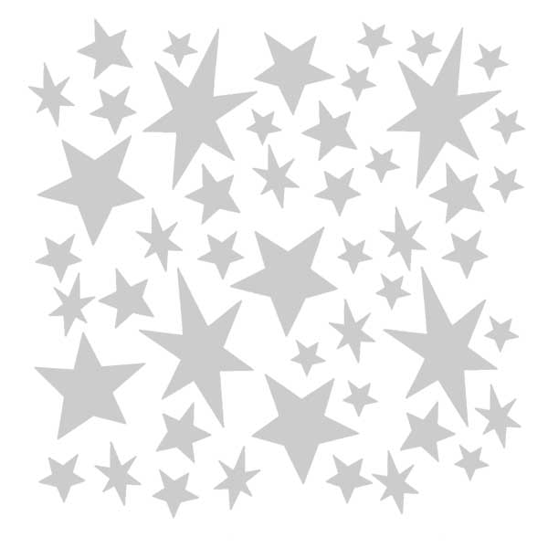 Stars All Around Stencil 6 x 6