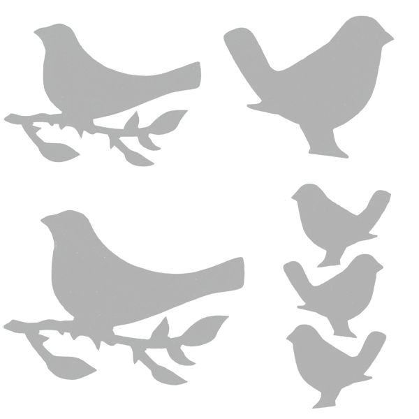 Bird Stencils for Artists Crafters Makers