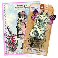 Missy Girl Rubber Stamp