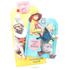 Wood Mount Treasure Hunt Rubber Stamp