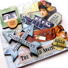 Vintage Elements 207 Travel Collage Sheet
