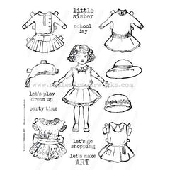 Vintage Elements 445 Little Sister Annie Collage Sheet