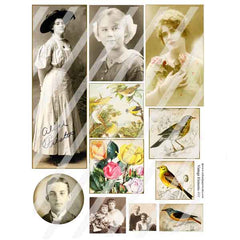 Vintage Elements 460 Collage Sheet