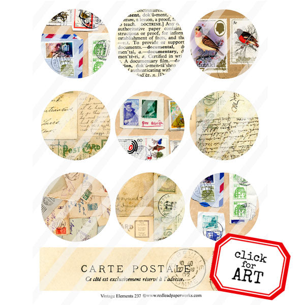 Vintage Elements 237 Collage Sheet