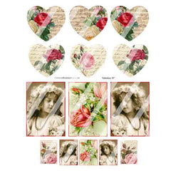Valentine Collage Sheet 107