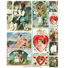 valentine 63 collage sheet