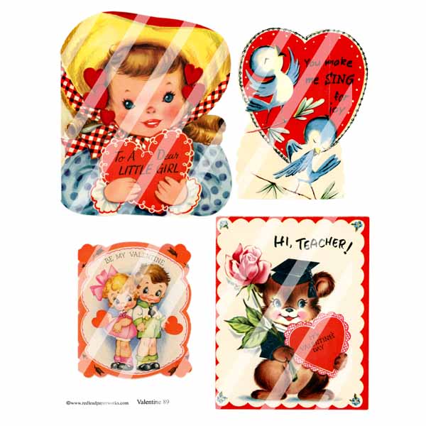Valentine 89 Collage Sheet