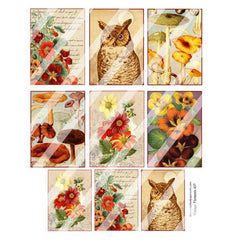 Artist Trading Cards Collage Sheets