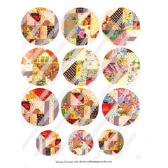 Circle Collage Sheets 