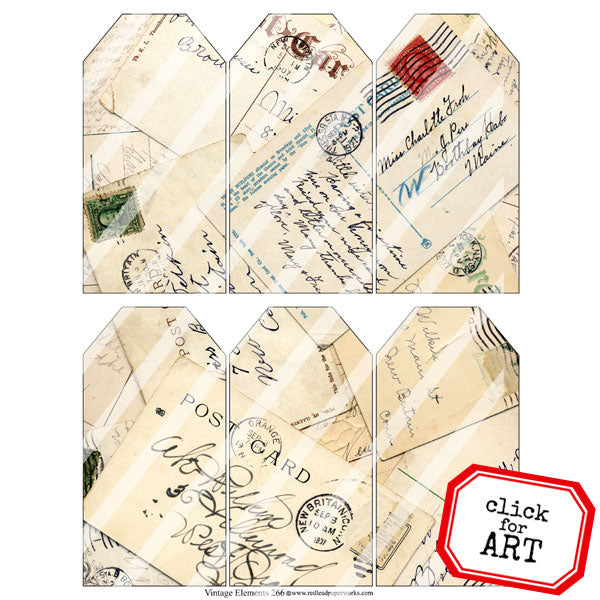 Vintage Elements 266 Collage Sheet