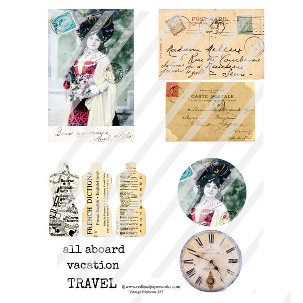 Vintage Elements 287 Collage Sheet