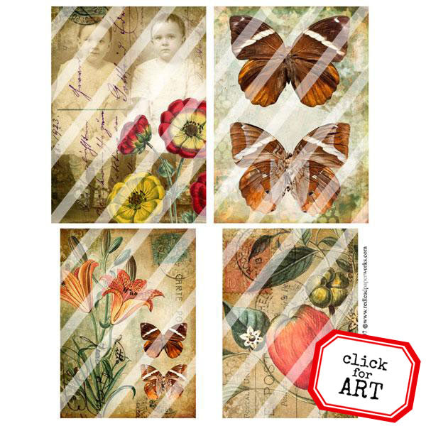 Vintage Elements 297 Collage Sheet