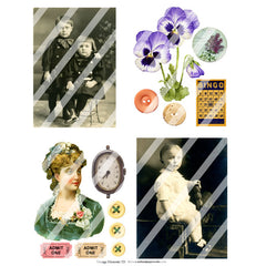 Vintage Elements 321 Collage Sheet