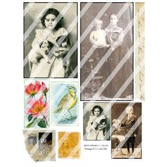 Vintage Elements 326 Collage Sheet