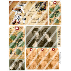 Vintage Elements 332 Autumn Collage Sheet