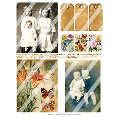Vintage Elements 432 Collage Sheet