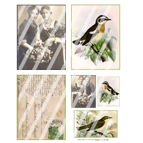 Vintage Elements 444 Collage Sheet