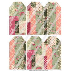 Patchwork Tags Collage Sheet