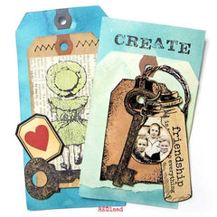 Friendship Wood Mount Rubber Stamp