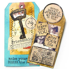 Friendship Wood Mount Rubber Stamp