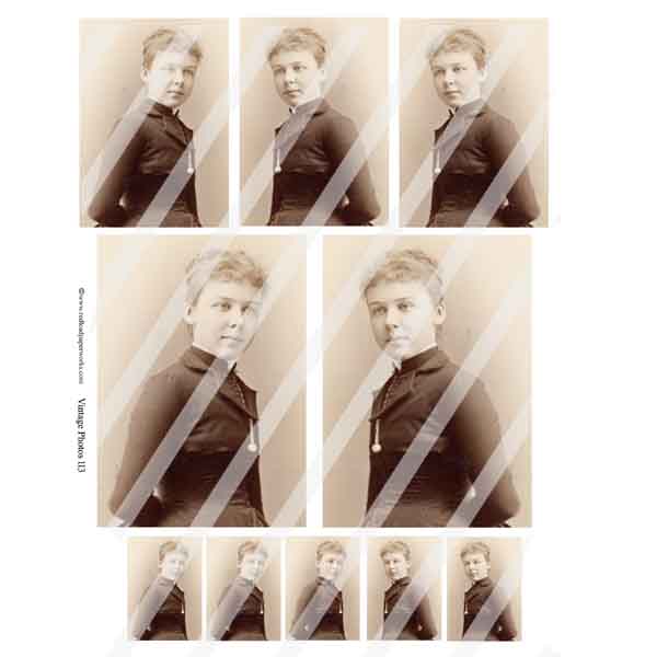 Vintage Photos 113 Collage Sheet