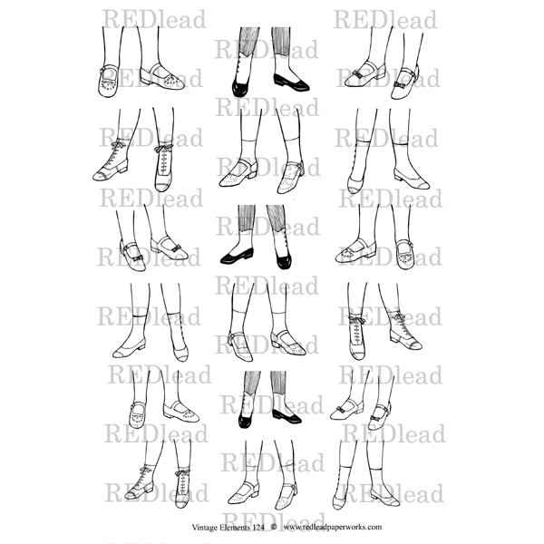 Vintage Elements 124 Collage Sheet