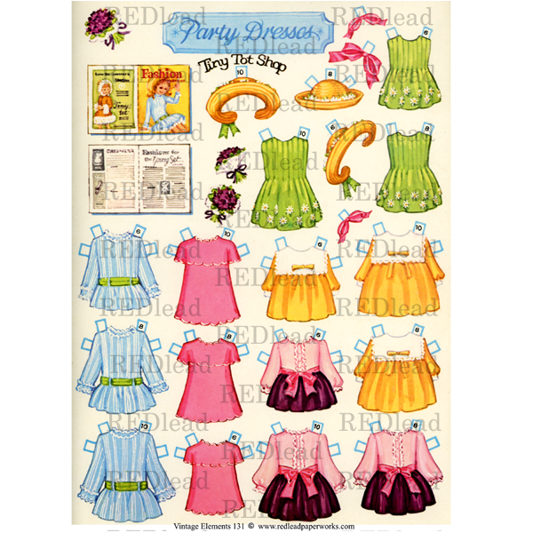paper dolls party dresses Reproduction Paper Dolls : Weddings Dolls, Dolls, Dolls