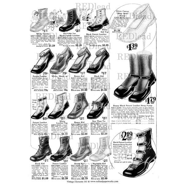 Vintage Elements 141 Collage Sheet