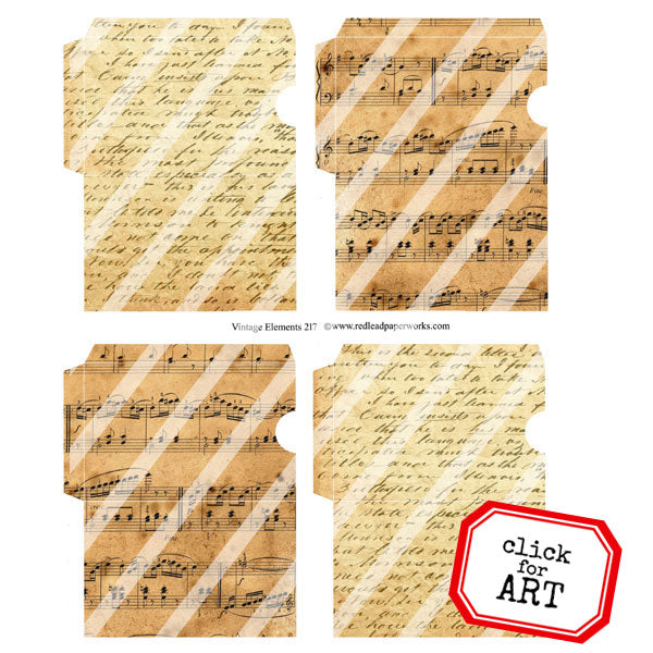 Vintage Elements 217 Collage Sheet