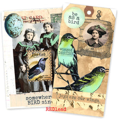 Birds on Branches Rubber Stamp Save 20%