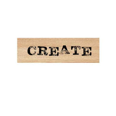 Create Wood Mounted Rubber Stamp